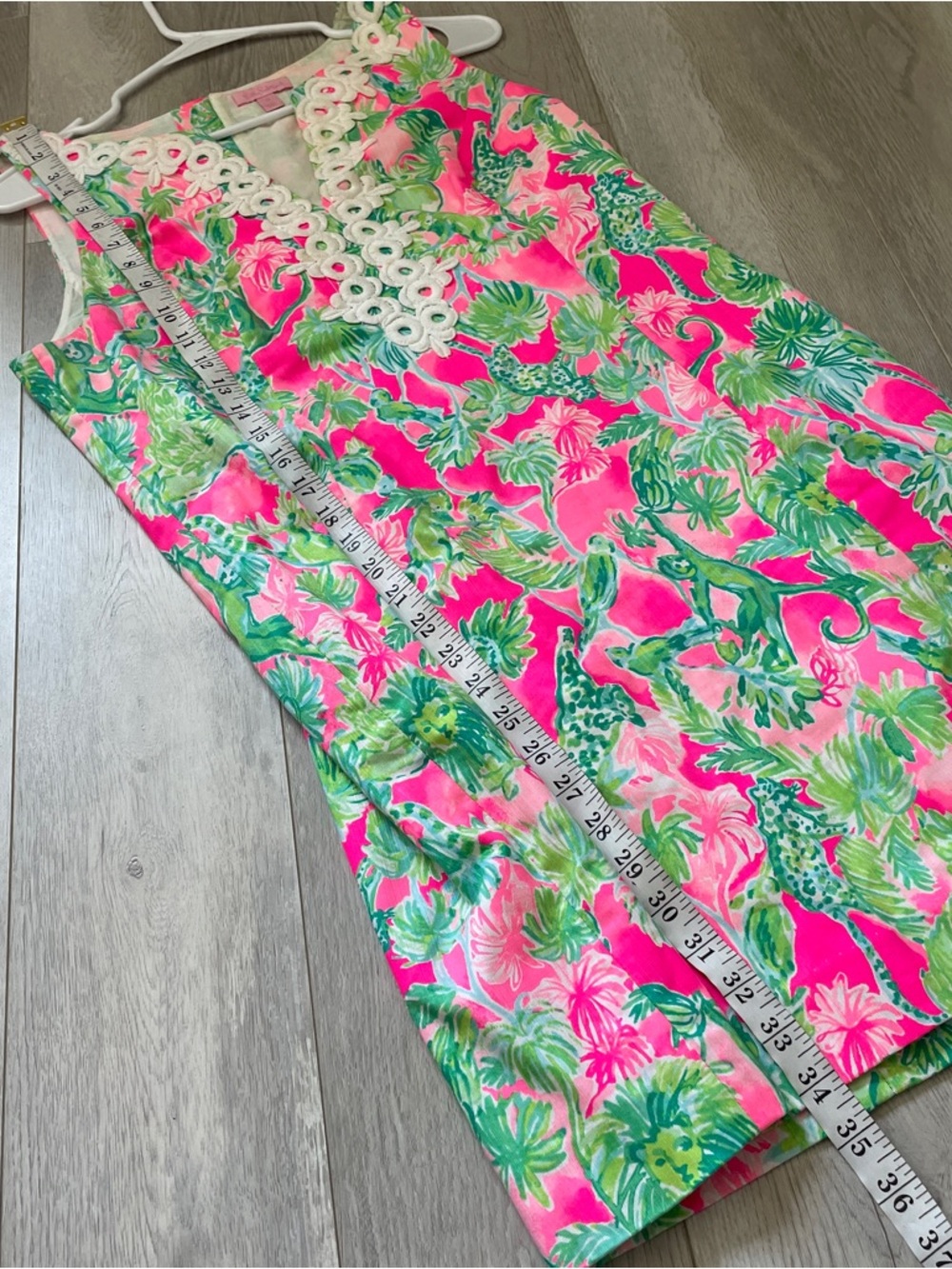 Lilly Pulitzer Dress gabby floral paisley shift womens Green Pink size 10 party - Picture 7 of 7